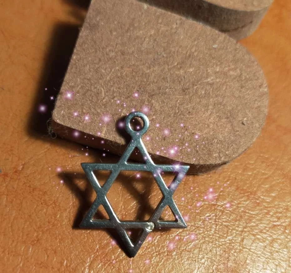 Ciondolo Stella Di David In Ametista: Collana Ebraica In Argento - Foto 11