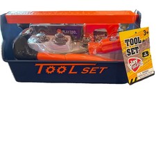 Kids Tool Set - Play Right - 11 Piece Toy Set - Pretend Play Tools With Tool Box