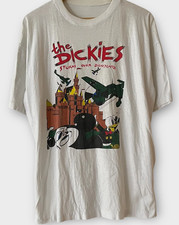 Vtg 1980s The Dickies Stukas Over Disneyland T-shirt TU181