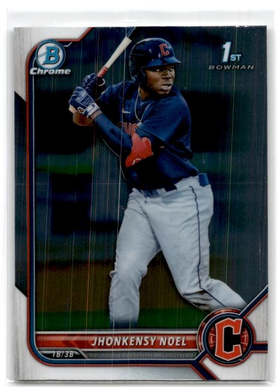 2022 Bowman #BCP-2 Jhonkensy Noel Chrome Prospects Cleveland Guardians