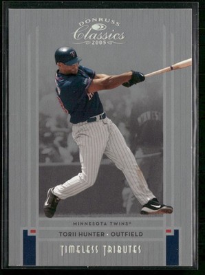 2005 Donruss Classics #48 Torii Hunter Timeless Tributes Silver #/100