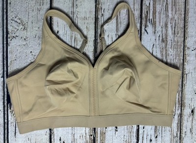 Soma Embraceable Bra 40DD Full Coverage Wireless Unlined Adjustable Nude New