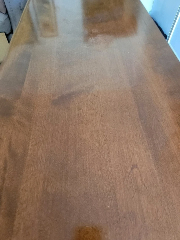 Ethan Allen heirloom ten drawer triple dresser nutmeg maple 65"wide  - Image 4 of 4