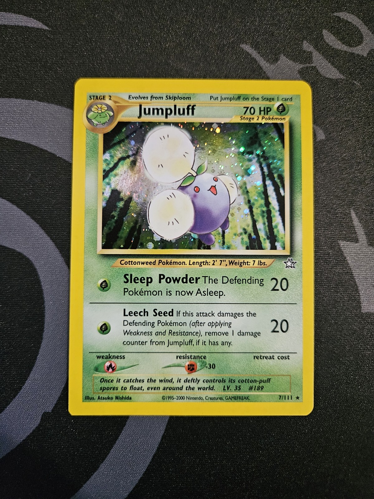 Jumpluff 7/111 Neo Genesis Unlimited Holo Rare NM