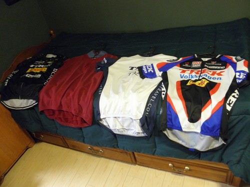 TREK Team cycling shirts XL (Lot of 4)