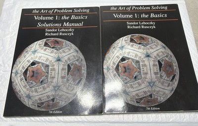 The Art of Problem Solving, Vol. 1: The Basics & Solution Manual Set Of 2 -CLEAN