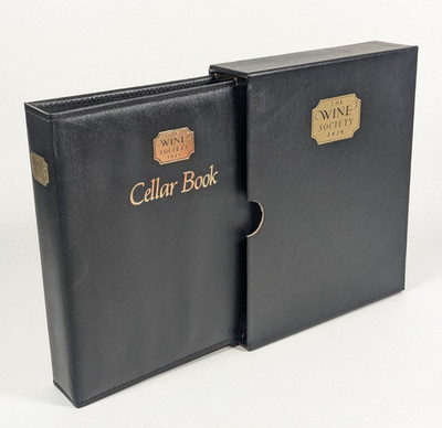 The Wine Society Kellerbuch & Schuber | Vintage Weinprobe Journal Album Sehr guter Zustand