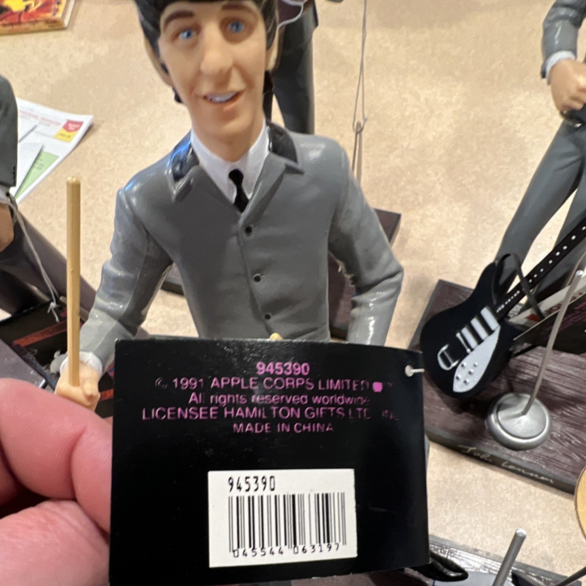 Hamilton Gifts Beatles Collectible Figures Set 1991 Original Rock