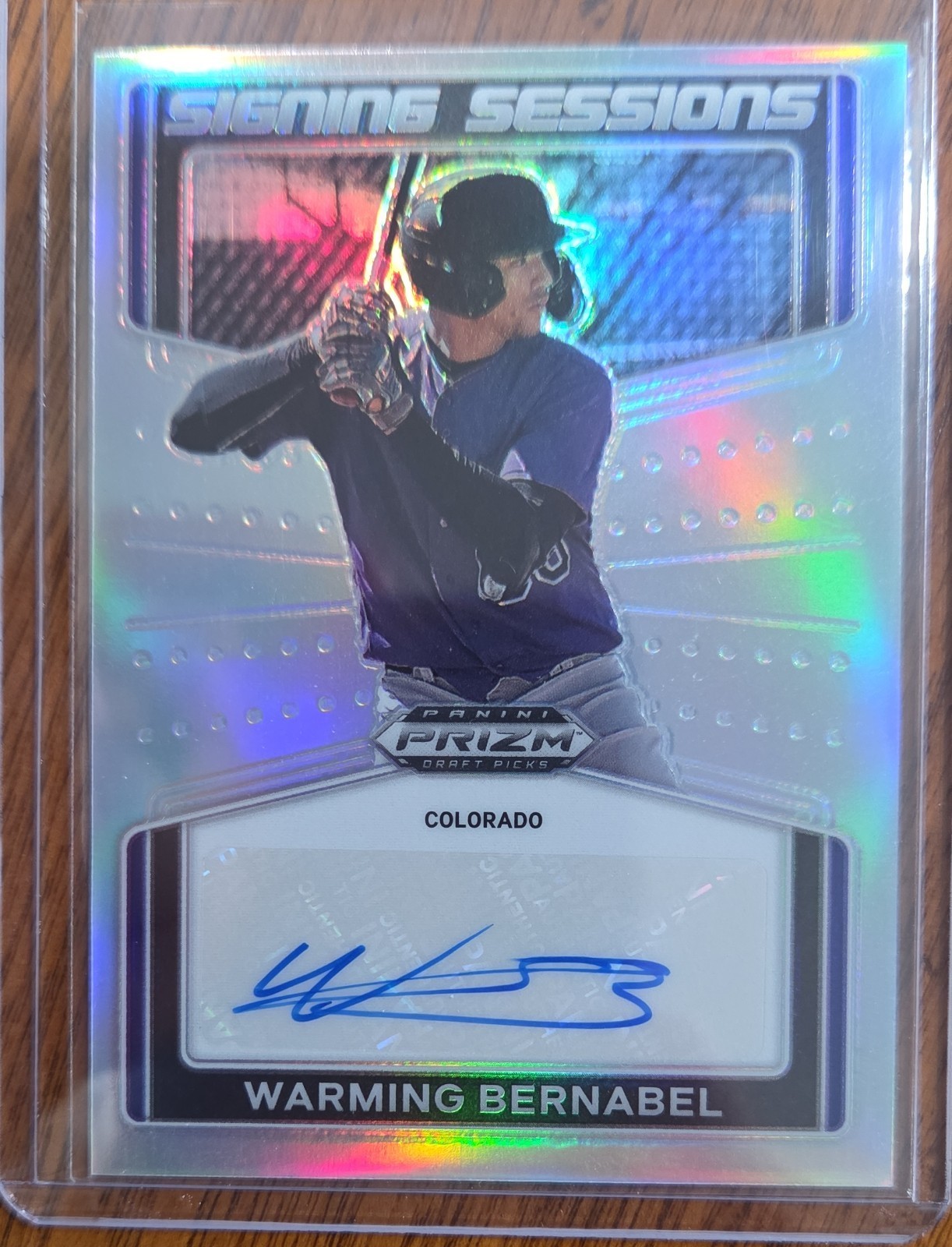 2022 Panini Prizm Draft Picks - Signing Sessions Warming Bernabel #SS-WB (AU,...