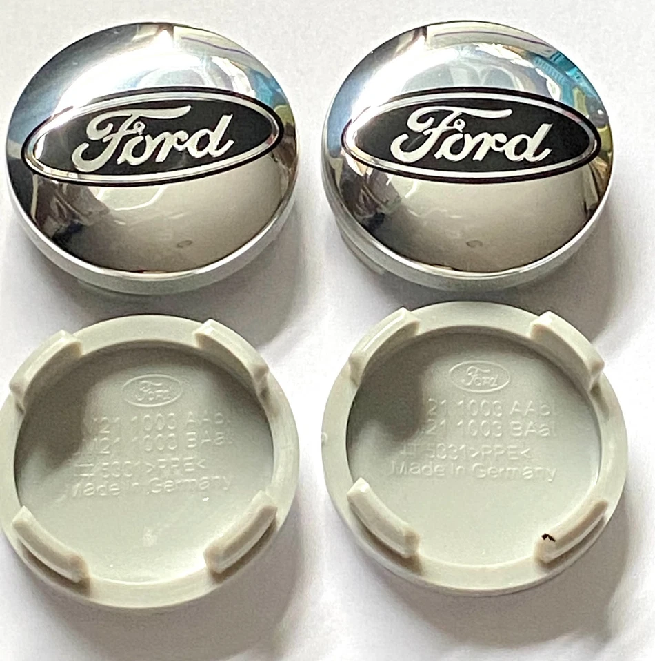 Ford Alloy Wheel Centre Cap 54mm Black RS Mk2 Set of 4 - Image 2 of 2