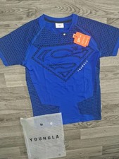 *NEW* Youngla x Superman Blue Compression Shirt - Size S