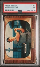 1955 Bowman - Mickey Mantle #202 PSA 1 HOF
