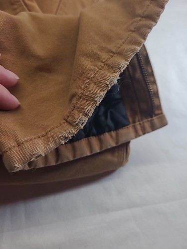 Carhartt youth size 5 quilted linning duct brown overalls - Picture 5 of 10