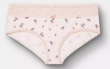 NWT - Torrid Pink Floral Wide Band Cheeky Panties Sz 2 18/20 - RETAIL 14.90