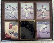 Brooklyn/Los Angeles Dodgers - The Boys of Summer - Star Autographs - COA by JSA