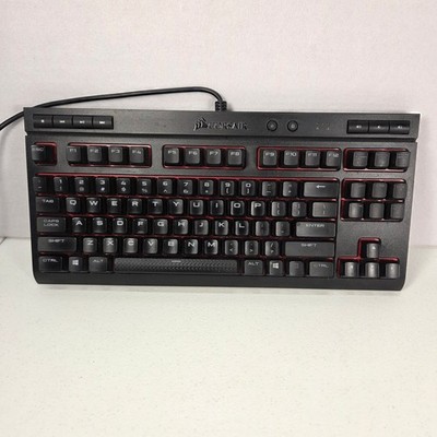 Corsair K63 Compact Mechanical Gaming Keyboard Red LED Cherry MX Red Wired USB