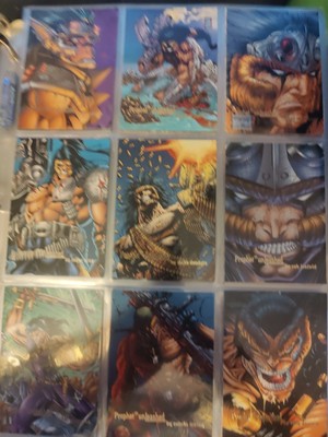 1996 fleer/skybox THE PROPHET Complete 90 card Trading Card Set W 3 CHASE CARDS
