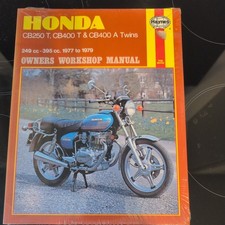 Haynes Workshop Manual 429 Classic Honda CB250T CB400T CB400A Twins 1977 to 1979