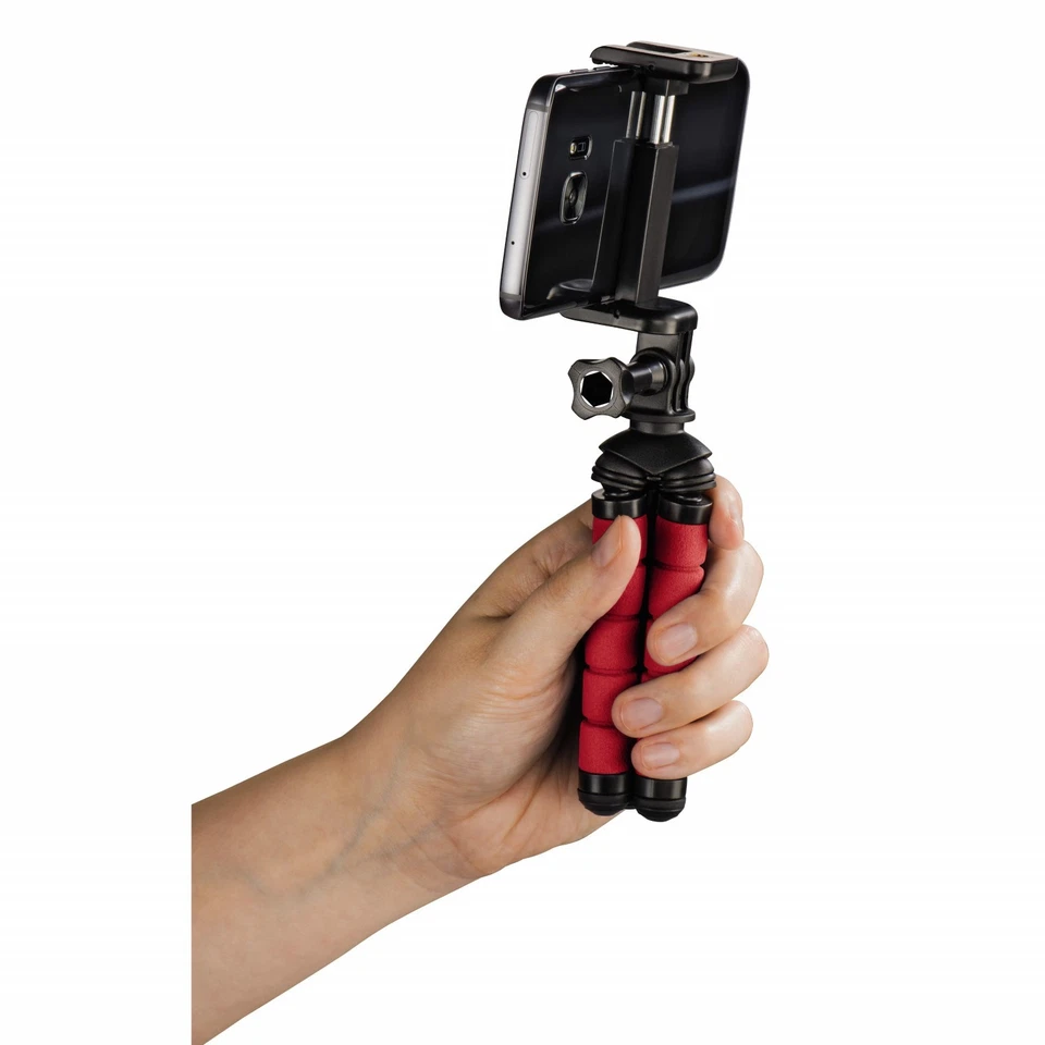 Hama Flex Flexibles Mini-Stativ 14cm Tripod Biegbare Beine für GoPro Smartphone - Bild 2 von 4