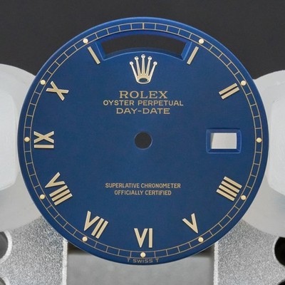 Rolex Day-Date, 18038/18238, Blue Roman dial, T Swiss T