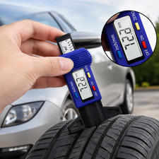 Digital Tyre Depth Gauge Tread Checker LCD Mini Tool For Motorbike Car Van hgv