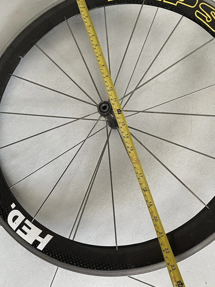 Rueda aerodinámica de fibra de carbono One Hed Alps 650c cubierta carretera TT triatlón de colección Foto 2 de 4