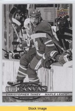 2025-26 Series 1 UD Canvas Black & White Chris Tanev Christopher #C-88 READ 0l1t