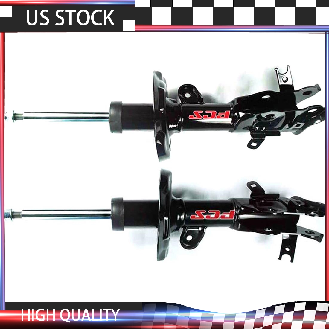 New OE Front Struts For 2012-2015 Honda Civic 1.8L Coupe Lifetime Warranty