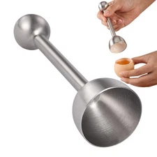 Egg Shell Opener Boiled Egg Topper Cutter Kitchen Tools Stainless Steel Egg Tool