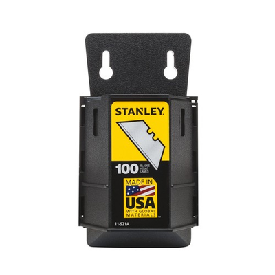#ad Stanley High Carbon Steel Heavy Duty Blade Dispenser with Blades 2.4 in. L 100 p $23.96