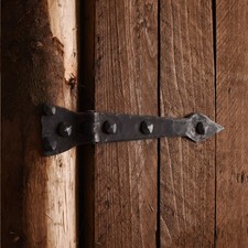 1X Retro Hand Forged Nail Blacksmith Wrought Iron Solid Furniture Nail Cap Craft