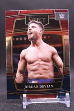 Jordan Devlin #81 2022 Panini Select WWE Red and Blue