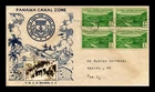 Dr Jim Stamps FDC Canal Zone Panama Canal 25 Years Block Crosby Photo Cachet