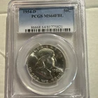 1957-D 50C Franklin Half FBL MS64 PCGS See Pictures Back Hard To See Details