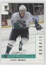 2002 ITG Be A Player Memorabilia Emerald 2/10 Alexei Smirnov #300 Rookie RC 7ez