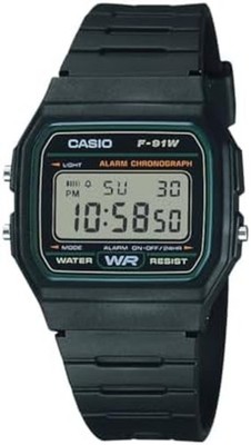 Casio Collection Wrist Watch Men's Green F-91W-3JH, F/S w/Tracking# Japan New