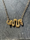 Trendy 14kt Gold Filled Sterling Silver Dainty Snake Necklace — photo 1