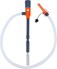 Fuel Transfer Pump with Auto-Stop Sensor, 2.8 GPM Gas Can Pump with Retractable