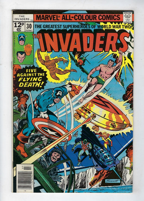 The Invaders # 30 Marvel Comics Teutonic Knight app (1978) VF-
