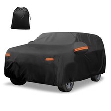 Car Cover Outdoor Waterproof Sun Rain Snow Hail Protection with Left Side