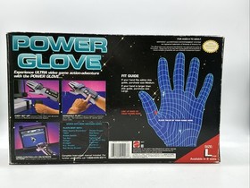 Rare Nintendo NES Power Glove Size L Mattel 1989 NIB Brand New Sealed