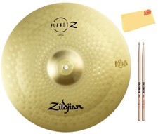 Zildjian Planet Z Ride Cymbal w/ Drumsticks