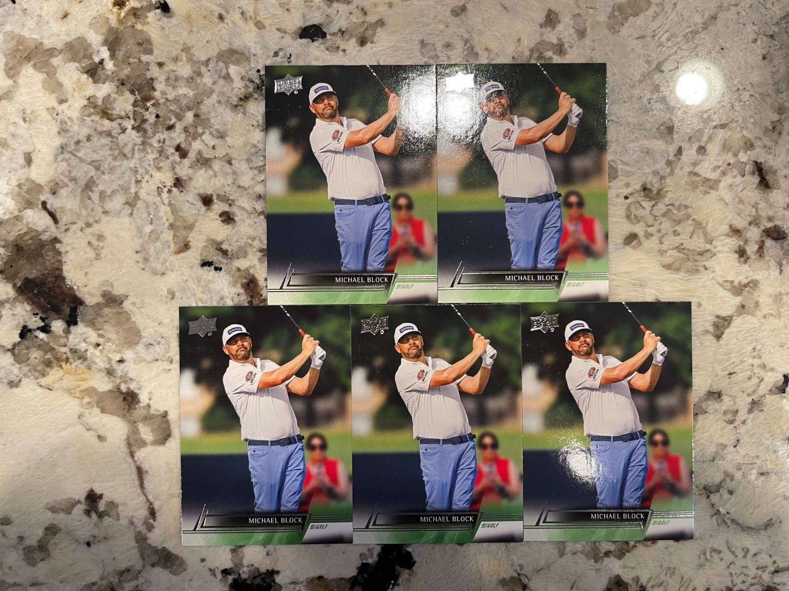 5X 2024 Upper Deck Golf Card #42 Michael Block