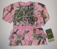 Infant Girls Cabela's Pink & Green Realtree Camouflage Dress Size 6 Mon Infant Girls Cabela's Pink & Green Realtree Camouflage Dress Size 6 Mon