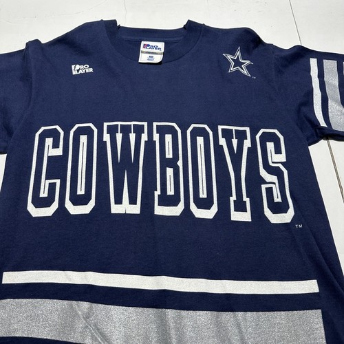 Vintage Troy Aikman T-Shirt Youth 14-16 1996 Pro Player Cowboys single stitch - Picture 2 of 9