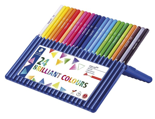 Staedtler® 157 SB24 Ergo Soft® 157 Farbstift - 3 Mm, Box Mit 24 Farben-image