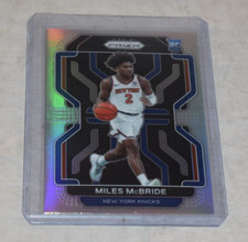 2021-22 Panini Prizm #283 Miles McBride Silver Refractor RC New York Knicks