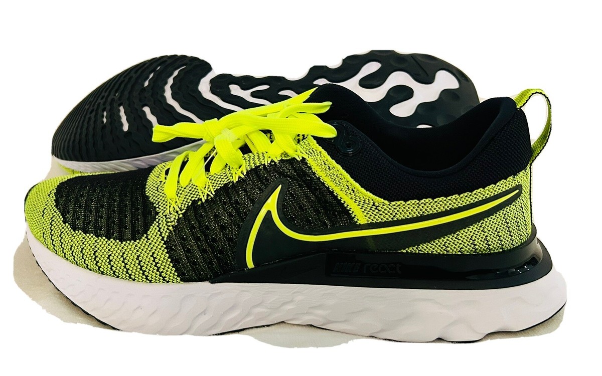 Size 9 - Nike React Infinity Run Flyknit 2 Volt/Black | eBay display picture 1