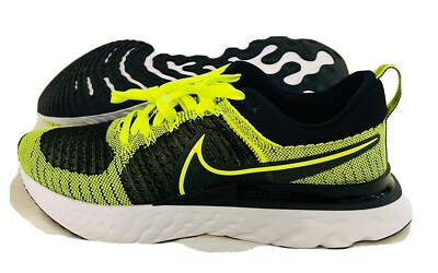 Size 9 - Nike React Infinity Run Flyknit 2 Volt/Black
