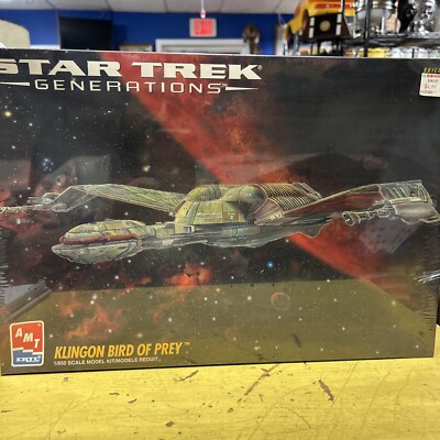 Star Trek Generations Klingon Bird of Prey Model Kit 1995 AMT ERTL #8230 Sealed